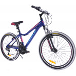 Detský bicykel 24" Fuzlu Team hliníkový modrá